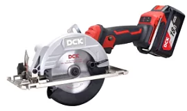 Фото товара «Аккумуляторная циркулярная пила DCK KDMY-125 (2х5,0 А/ч)»