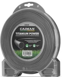 Товар «Леска для триммера Сaiman Titanium Power 2,5 мм/81 м круглая» Фото товара «Леска для триммера Сaiman Titanium Power 2,5 мм/81 м круглая»