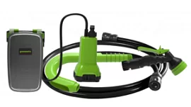 Фото товара «Аккумуляторный насос Greenworks G24SWP 24V для бочки (без акк и з/у)»