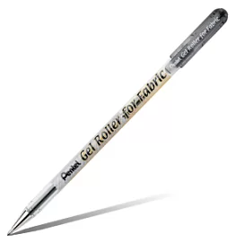 Товар «Ручка гелевая для ткани Pentel Gel Roller 1 мм, синяя» Фото товара «Ручка гелевая для ткани Pentel Gel Roller 1 мм, синяя»