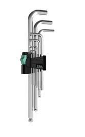 Фото товара «Набор ключей шестигранных Wera 1,5-10 мм удлиненных с шаром (9 шт)»