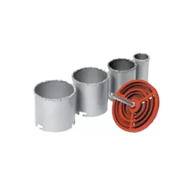 Фото товара «Набор твердосплавных коронок по плитке Metallica Optima 33/53/67/73 мм с держателем (6 шт)»