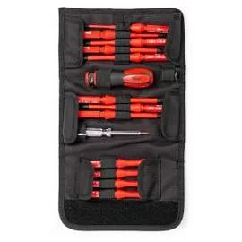 Товар «Набор диэлектрических отверток КВТ Профи НИО-1113 (13 шт)» Фото товара «Набор диэлектрических отверток КВТ Профи НИО-1113 (13 шт)»