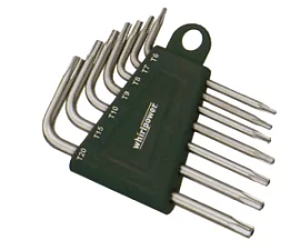 Фото товара «Набор ключей шестигранных WhirlPower Torx 6-20 мм (7 шт) (158-1407)»