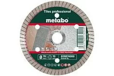 Вы смотрели Диск алмазный Metabo 76х10,0 мм плитка/камень