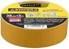 Вы смотрели Лента клеящая Stayer Master 38мм х 5м двусторонняя