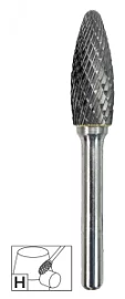Товар «Бор-фреза твердосплавная ПрофОснастка №425 тип H 3х10х38 мм, хвостовик 3 мм» Фото товара «Бор-фреза твердосплавная ПрофОснастка №425 тип H 3х10х38 мм, хвостовик 3 мм»