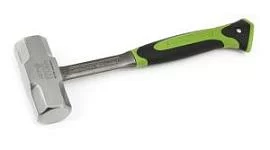 Фото товара «Кувалда Дело Техники с фиберглассовой рукояткой, цельнокованая круглая 1700 гр. »