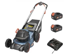 Фото товара «Аккумуляторная газонокосилка Senix LSSX2-H-EU самоходная (2х5,0 Ач) »