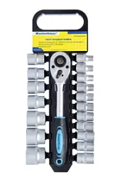 Товар «Набор торцевых головок с трещоткой МастерАлмаз 1/2" (19 шт)» Фото товара «Набор торцевых головок с трещоткой МастерАлмаз 1/2" (19 шт)»