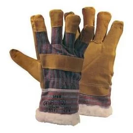 Фото товара «Перчатки спилковые ЛидерТекс комбинированные утепленные »