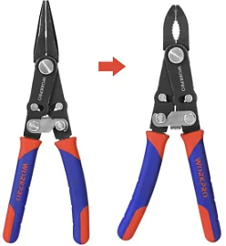 Фото товара «Плоскогубцы WORKPRO Cr-V 2-в-1 200 мм (WP231084)»