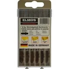 Раннее вы смотрели Набор пилок для лобзика Elmos E5001 HCS/CV (6 шт) Вы смотрели Набор пилок для лобзика Elmos E5001 HCS/CV (6 шт)