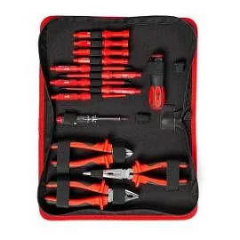 Фото товара «Набор диэлектрических инструментов КВТ Профи НИИ-08 (15 шт)»