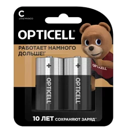 Фото товара «Батарейки Opticell Basic C LR14 1.5B алкалиновые (2 шт)»