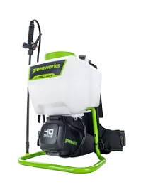 Фото товара «Аккумуляторный опрыскиватель Greenworks 40V G40BPS ранцевый (без акк. и з/у) »