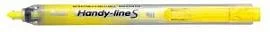 Фото товара «Маркер-выделитель текста Pentel Handy-Lines 1,0-4,5 мм, автоматический, желтый»