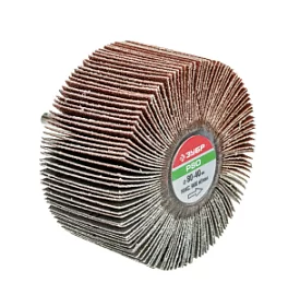 Фото товара «Диск шлифовальный лепестковый Зубр 80х40х6 мм P80 на шпильке»