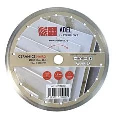 Вы смотрели Диск алмазный Adel Instrument Hard Ceramics 250х1,8х10х25,4 мм сплошной