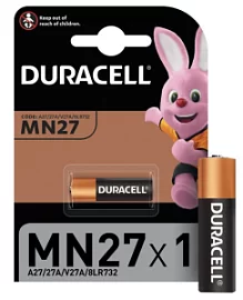 Фото товара «Батарейка Duracell MN27 12V алкалиновая для электронных приборов»