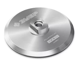 Фото товара «Тарелка опорная для АГШК Зубр 125 мм М14 алюминиевая »