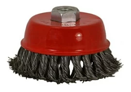Фото товара «Корщетка для УШМ SEB 125 мм M14, стальная, чаша »