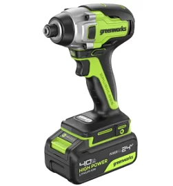 Фото товара «Аккумуляторный винтоверт Greenworks GD24ID3 (1х4,0 Ач)»