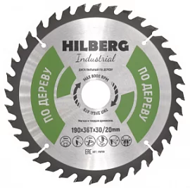 Товар «Диск пильный Hilberg Industrial Дерево 190х30/20 мм 36T» Фото товара «Диск пильный Hilberg Industrial Дерево 190х30/20 мм 36T»