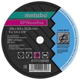 Фото товара «Диск шлифовальный по металлу Metabo SP-Novoflex RU 230х6х22,2 мм »