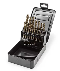 Товар «Набор сверл по металлу Runtec HSS-Co5 1,0-10 мм (19 шт)» Фото товара «Набор сверл по металлу Runtec HSS-Co5 1,0-10 мм (19 шт)»