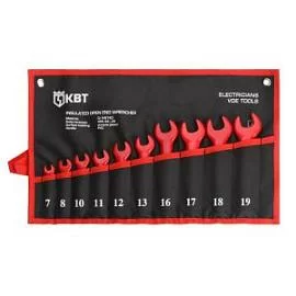 Фото товара «Набор ключей рожковых КВТ Эксперт НИИ-21 диэлектрических (10 шт)»