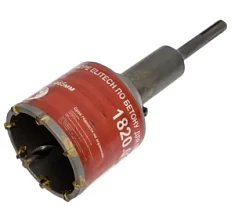 Вы смотрели Коронка твердосплавная SDS+ Elitech 65 мм по бетону