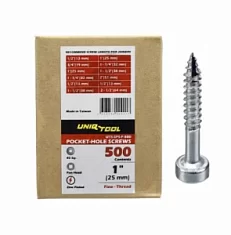 Вы смотрели Саморезы оцинкованные Uniqtool Pan-Head 1", 25 мм (500 шт)