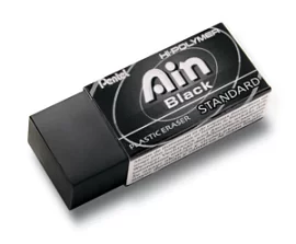 Товар «Ластик Pentel Hi-Polymer Ain Black Eraser 43,4x11,8 мм» Фото товара «Ластик Pentel Hi-Polymer Ain Black Eraser 43,4x11,8 мм»