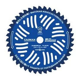 Фото товара «Диск для триммера Caiman Shinobi Blue Shadow 10" 255x25x40P для жесткой травы»