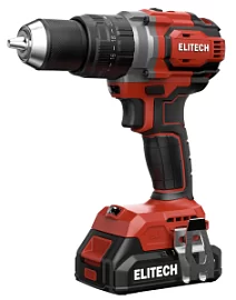 Фото товара «Аккумуляторная ударная дрель-шуруповерт Elitech ДА 20УБЛ2 (2х2,0/4,0 Ач) (E2201.047.02)»