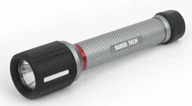 Фото товара «Фонарик Swiss+Tech 2AA 100/35 м ударопрочный, алюминиевый корпус»