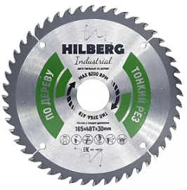 Товар «Диск пильный Hilberg Industrial Дерево 165х30 мм 48T тонкий рез» Фото товара «Диск пильный Hilberg Industrial Дерево 165х30 мм 48T тонкий рез»