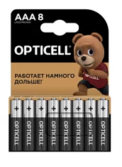 Вы смотрели Батарейки Opticell Basic AAA LR03 алкалиновые (8 шт) 
