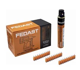 Товар «Гвозди Fedast 3,0х22 мм с кованым наконечником Bullet point + газовый баллон (1000 шт)» Фото товара «Гвозди Fedast 3,0х22 мм с кованым наконечником Bullet point + газовый баллон (1000 шт)»