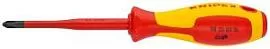 Товар «Отвертка крестовая Knipex VDE PZ1 х 80 мм диэлектрическая » Фото товара «Отвертка крестовая Knipex VDE PZ1 х 80 мм диэлектрическая »