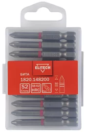 Фото товара «Бита Elitech PH1х50 мм (1 шт) (1820.148200)»