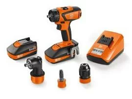 Фото товара «Аккумуляторная дрель-шуруповерт Fein ASCM 18 QSW (2х2,5 Ач) с комплектом насадок QuickIN »