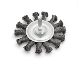 Товар «Щётка для дрели Дело Техники 75 мм крученая плоская » Фото товара «Щётка для дрели Дело Техники 75 мм крученая плоская »