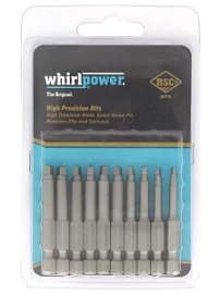 Товар «Набор специальных бит WhirlPower 33-SQ-50 мм (10 шт)» Фото товара «Набор специальных бит WhirlPower 33-SQ-50 мм (10 шт)»