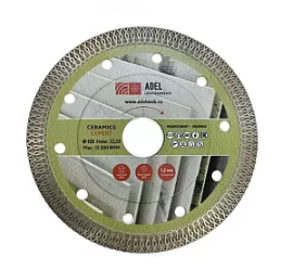 Фото товара «Диск алмазный Adel Instrument Ceramics Expert 125х1,2х22,2 мм турбо ультратонкий »
