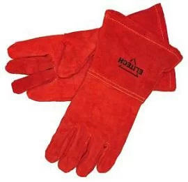 Фото товара «Краги сварочные Elitech красные»