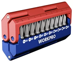 Вы смотрели Набор бит WORKPRO метрические (13 шт) (WP221062)
