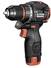 Фото товара «Аккумуляторная дрель-шуруповерт Elitech HD CD 12L2 (E2201.038.01)»