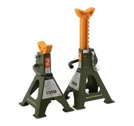 Фото товара «Подставки страховочные с зубчатым механизмом Дело Техники 2 т, 268-418 мм (2 шт)»